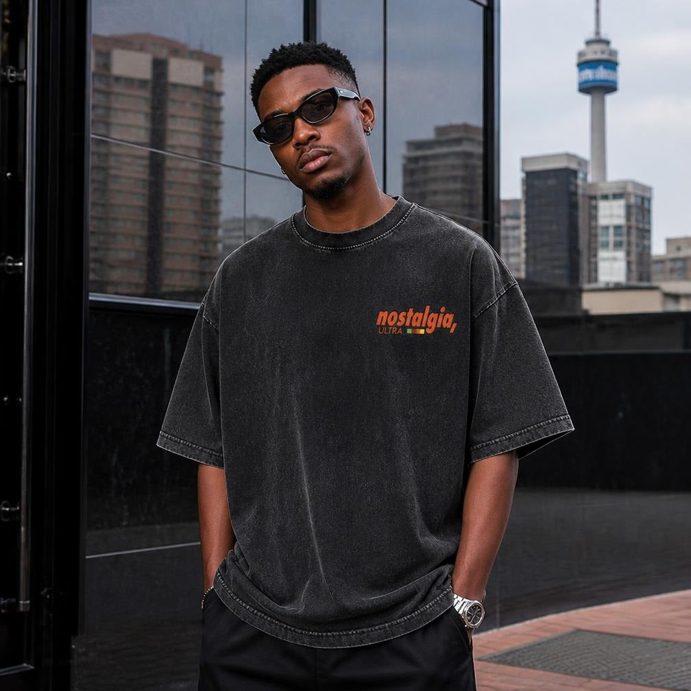 Vintage graphic oversized cotton t-shirt streetwear - photo 4 | Everyday Avenue